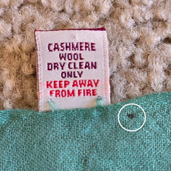 NWOT Lightweight Cashmere Scarf Green Ombre - Picture 8 of 9